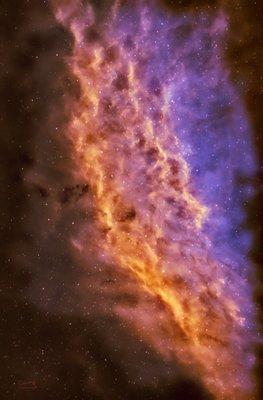 California Nebula...California Dreamin"
 The visual energy and subtle colors of this image evokes a sense of rolling thunder.