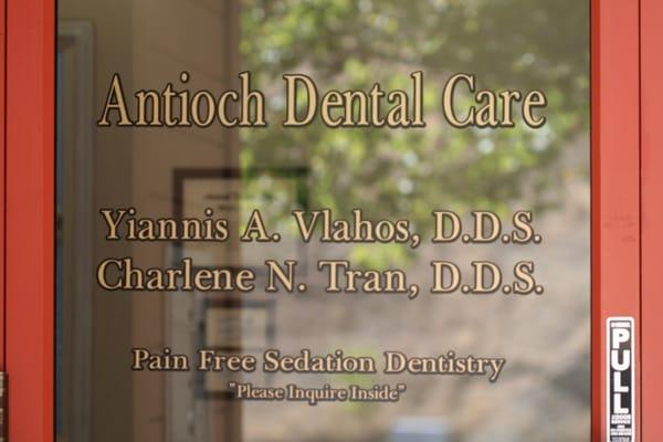 Antioch Dental Care
Yiannis A. Vlahos, D.D.S
Charlene N. Tran, D.D.S