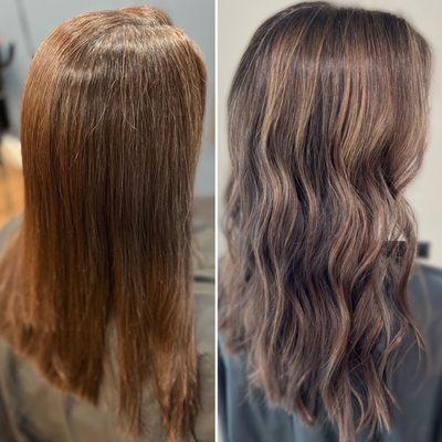 Sun kissed balayage