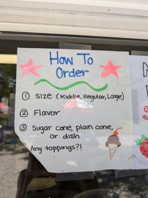 How to order...