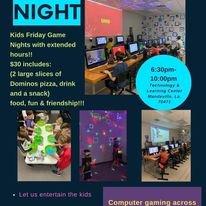 Game nights during the school year! Every other Friday night, check facebook for the upcoming game night.