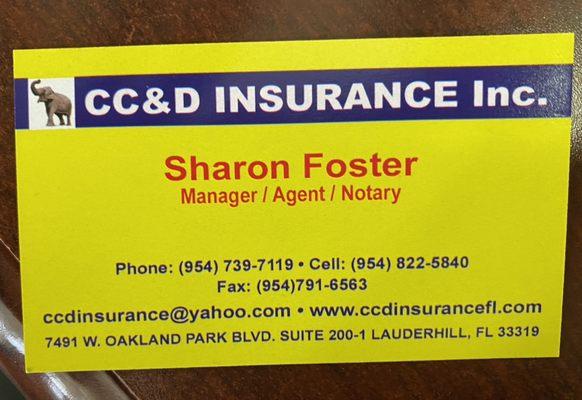 Cc & D Insurance Agency