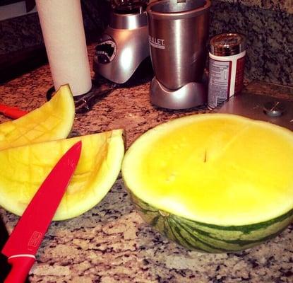 Yellow watermelon