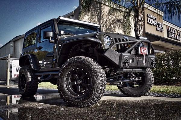 2015 jeep wrangler sport dialed up with black mountain parts