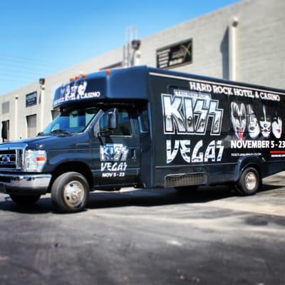 Kiss gets a Warrior Wrap