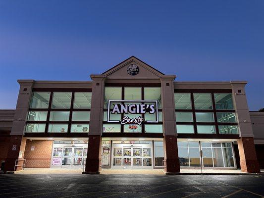 Front entrance of Angie's Beauty Supply