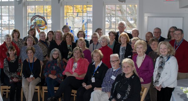 Staff at a training and luncheon, 2016