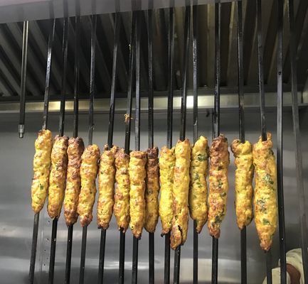 Chicken Seekh Kebabs