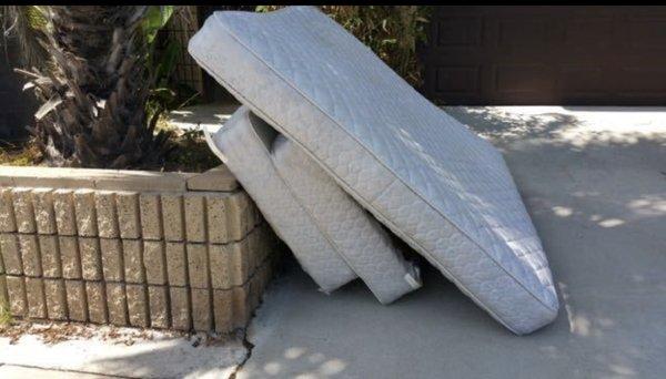 We take away your old mattresses and box springs