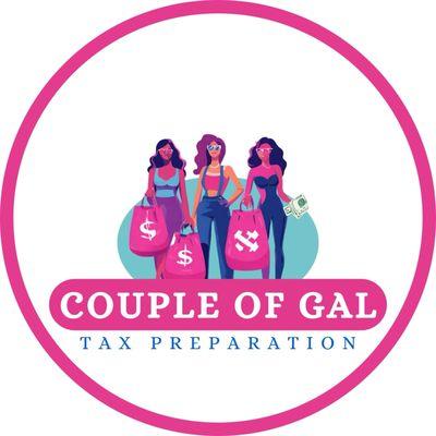 Logo of Couple of Gal Tax Preparation