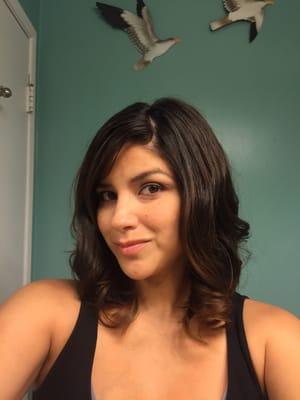 Thanks you so much Kim Pinkham for making me feel like me again! Loving the natural color and fun cut.