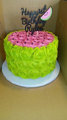 "One in a Melon" Cake