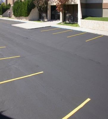 Church Parking Lot - Seal Coat by Imperial Asphalt