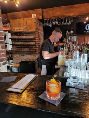 Owner Cody and the rest of the team makes a great old fashioned!