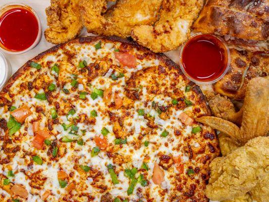 Pizza and Chicken Combo