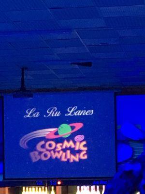 La Ru Lanes  Alley Cosmic Bowling Glow In The Dark 2016