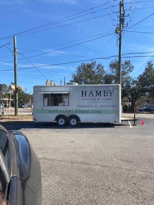 Hamby's food truck stops here!!