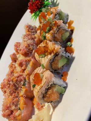 Crazy salmon roll