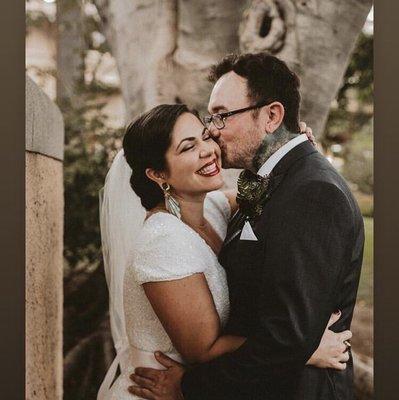 Wedding updo by Catalina