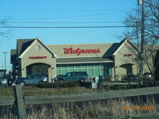 the view from the Arby's parking lot across the street on Roberts Road