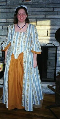 1770s women's gown