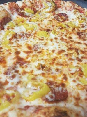 Yellow Pepper pizza