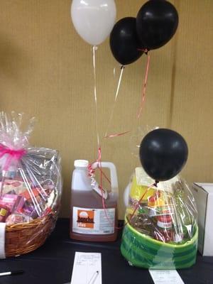 @ Band fundraiser - only in Escalon will you see a auction w/ a jug of pesticide tucked between baskets of food!