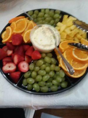 Fruit Platter with dip