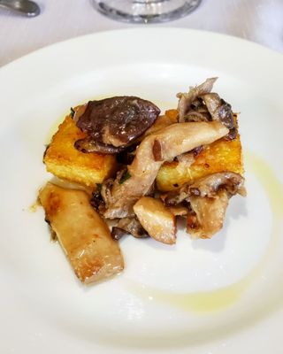 Mushrooms and Polenta