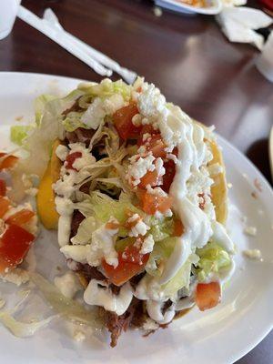 Tacos de lengua "crunchy"