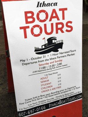 Ithaca Boat Tours