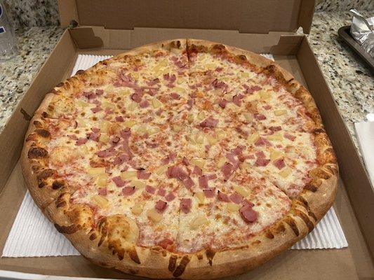 X-Large (18") Hawaiian Pizza