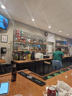 Bar area. Has tvs