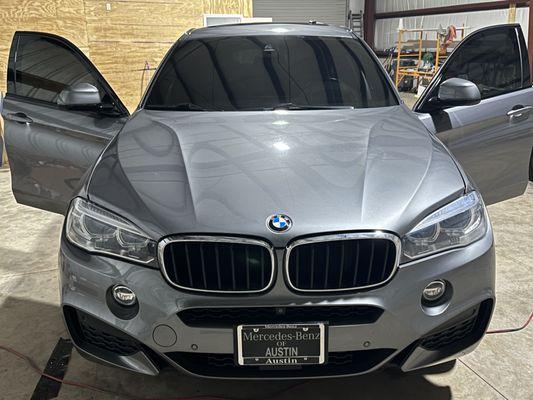 X6 after tint