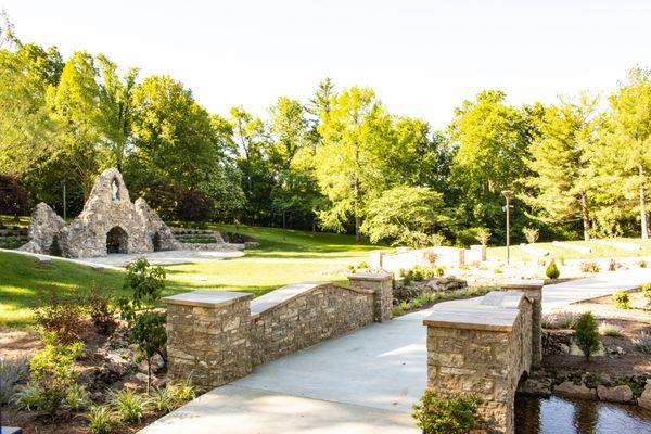 Bridges leading to the Grotto