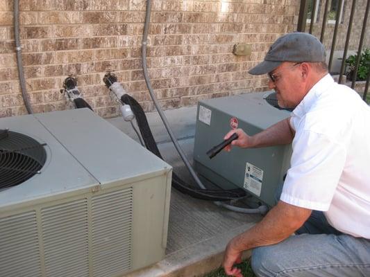 Inspecting HVAC