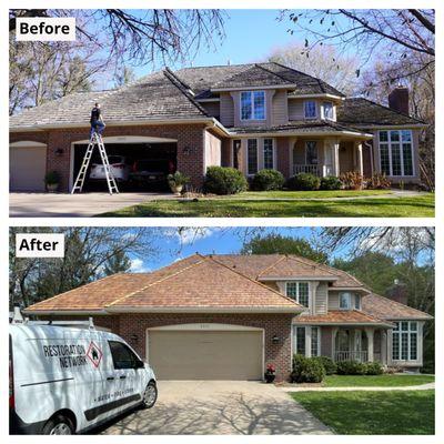 Cedar Shake Roof Replacement in Minnetonka, MN