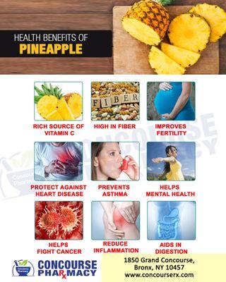 Health Benefits of Pineapple