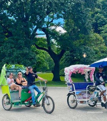 Central Park Pedicab guides at work #officialNYCpedicabs