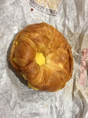 Bacon, Egg, and Cheese Croissan'Wich