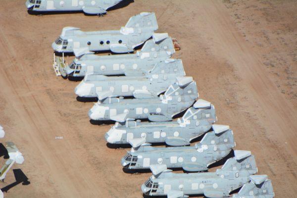 Chinook helicopters