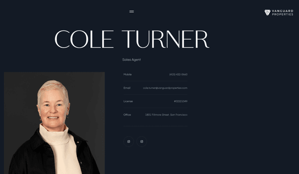 Cole Turner is a Real Estate Agent with Vanguard Properties