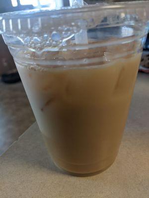 Sugar cookie iced latte