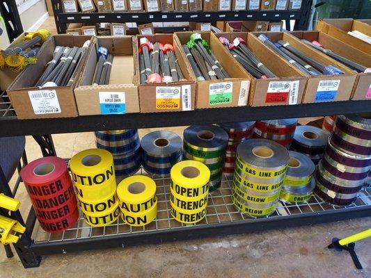 Caution Tapes & Pin Flags