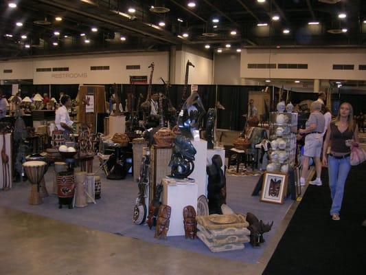 Africa Safari at a Home Show in Houston