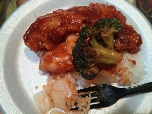 General Tso's shrimp