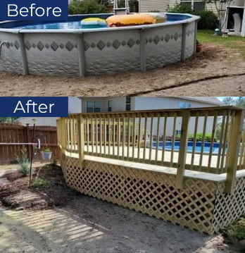 A pool deck job I built