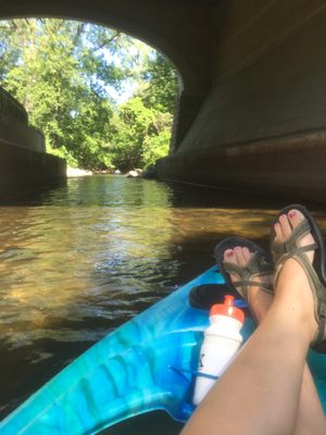 Floating under Lyndale Ave.