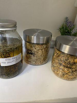 More herbs and rosemary hair oil