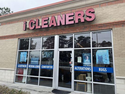 Front of cleaners